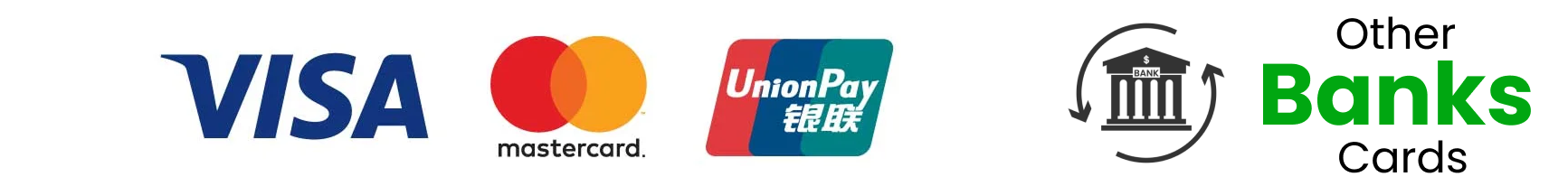 Pay with your Visa & Master Cards